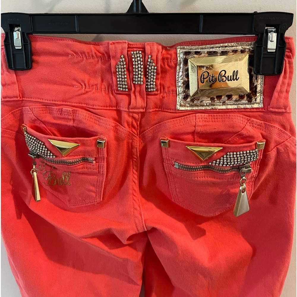 Pit Bull Calca Salmon colored denim